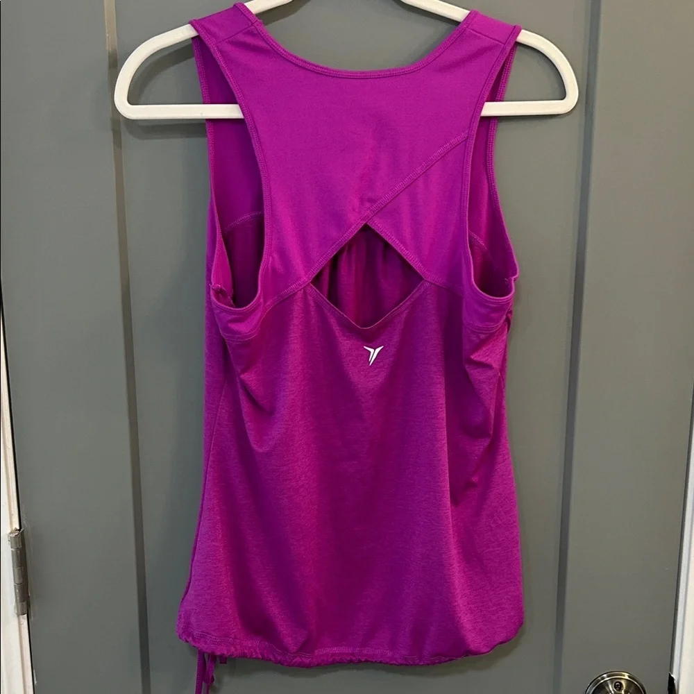 Old Navy Fuchsia Women's Tank Top active Size Medium - Picture 6 of 7